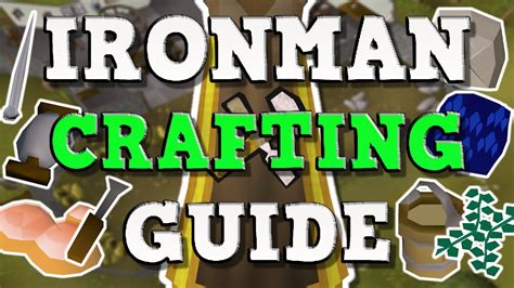 crafting guide ironman osrs|osrs ironman crafting methods.